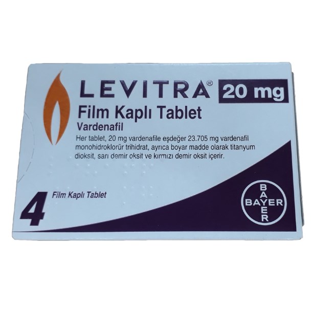 Levitra 20 Mg Vardanafil 4 Tablet Performans Hapı