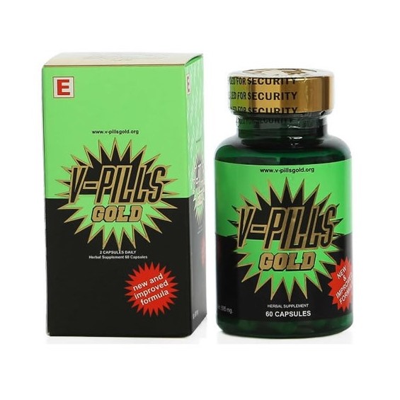 V-Pills Gold 60 Tablet Bitkisel Sertleştirici Büyütücü Hap
