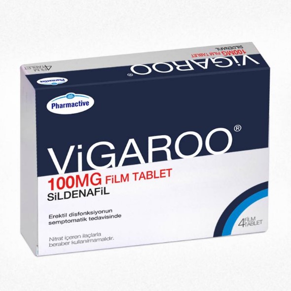 Vigaroo 100 Mg Sildenafil 4 Film Tablet Ereksiyon İlacı