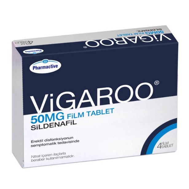 Vigaroo 50 Mg Sildenafil 4 Film Tablet Performans Hapı