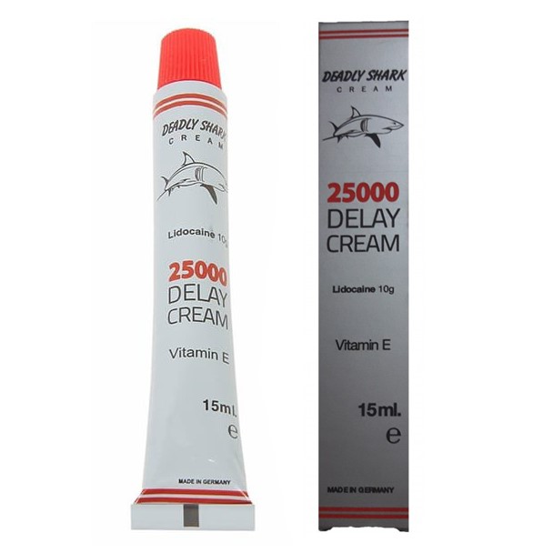 Deadly Shark 25000 Delay Geciktirici Krem 15 ml