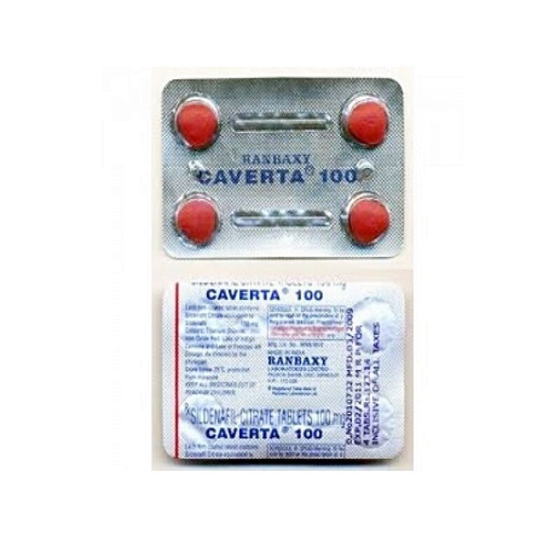 Caverta 100 Mg 4 Tablet Ereksiyon Hapı